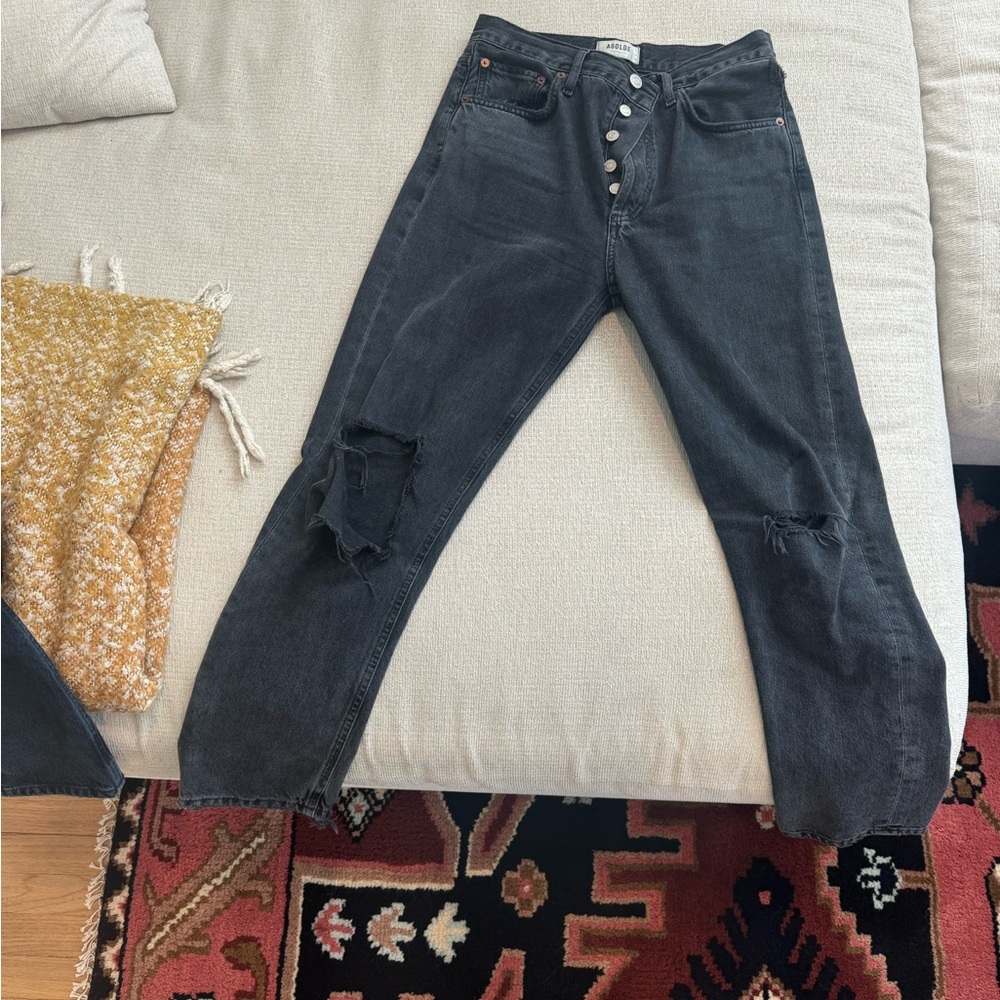 Agolde - Riley High Rise Straight Jean (size 26) - Picture 2 of 7